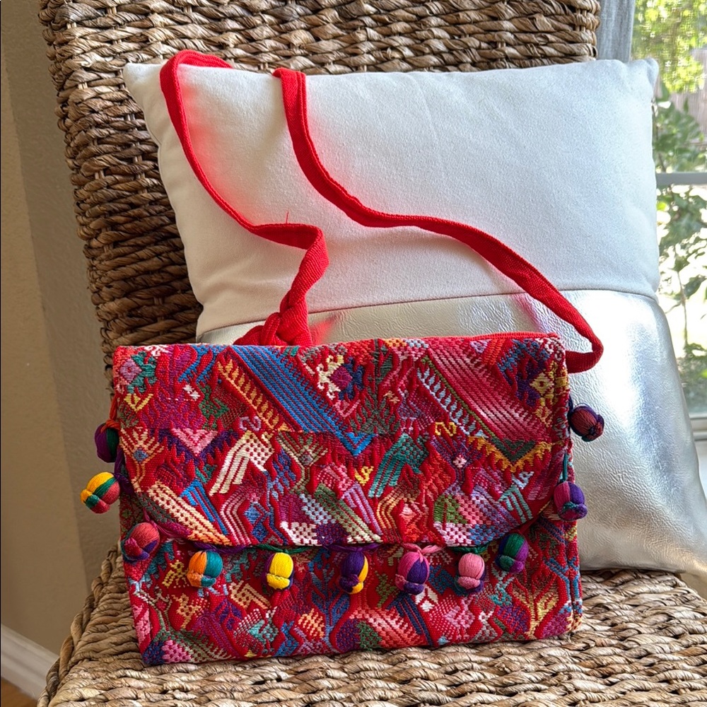 Colorful Embroidered Women's Bag